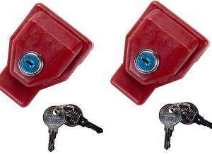 Red Random Keyed Gladhand Lock 2 Pack | GHL50030