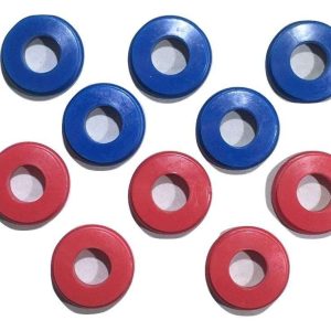 Polyurethane Gladhand Seals 5 Red & 5 Blue 10 Pack | UGS5RB