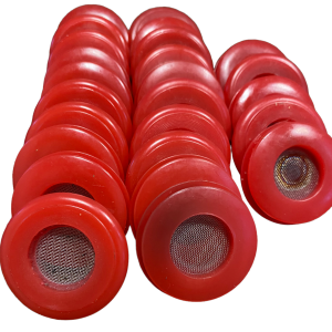Polyurethane Seal With Filter, Red Gladhand 25 Pack | 10017RF