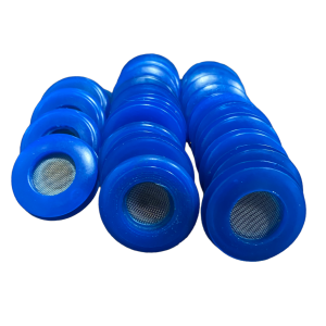 Polyurethane Gladhand Seal With Filter, Blue 25 PACK| 10017BF