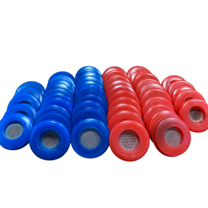 25 Red & 25 Blue Poly Seal With Filter Gladhand 50 PACK | 10017RBF
